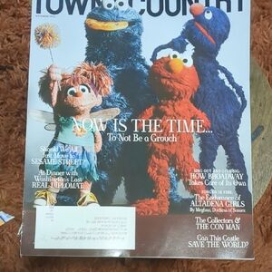 Sesame Street Character Magazine Cover
